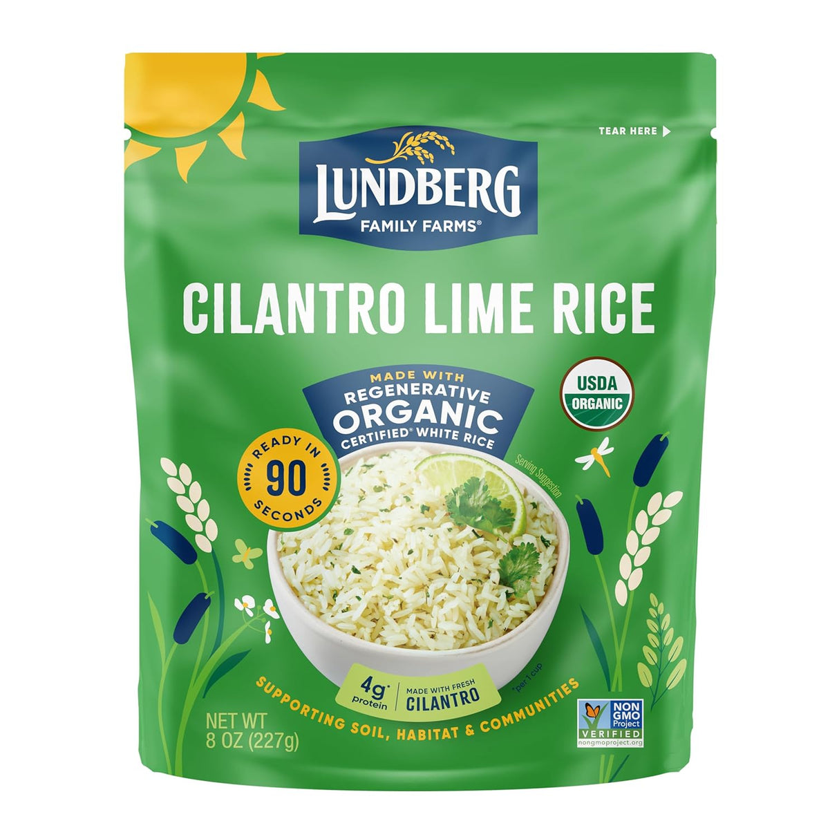 LUNDBERG FAMILY FARMS Cilantro Lime Rice 8 OZ