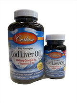 Wild Norwegian Cod Liver Oil Gems Lemon Flavor 460 mg 150+30 Soft Gels