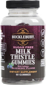 Milk Thistle Gummies Sugar-Free Blueberry Flavor