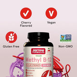 JARROW Vegan Methyl B-12 500 mcg Cherry Flavor