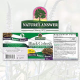 NATURE'S ANSWER BLACK COHOSH ROOT 90C