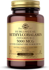 Solgar Methylcobalamin (Vitamin B12) 5000 mcg Nuggets 60tablet