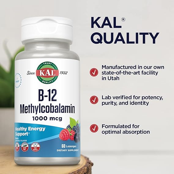 Kal B-12 Methylcobalamin 60CT