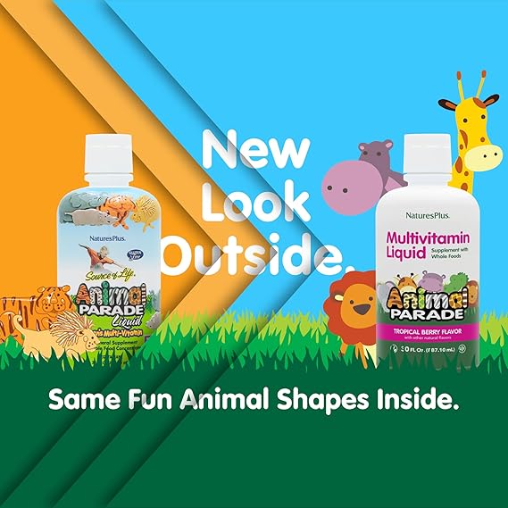 Animal Parade GOLD Liquid Multivitamin Tropical Berry Flavor