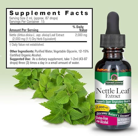 NATURE'S ANSWER NETTLES 1OZ