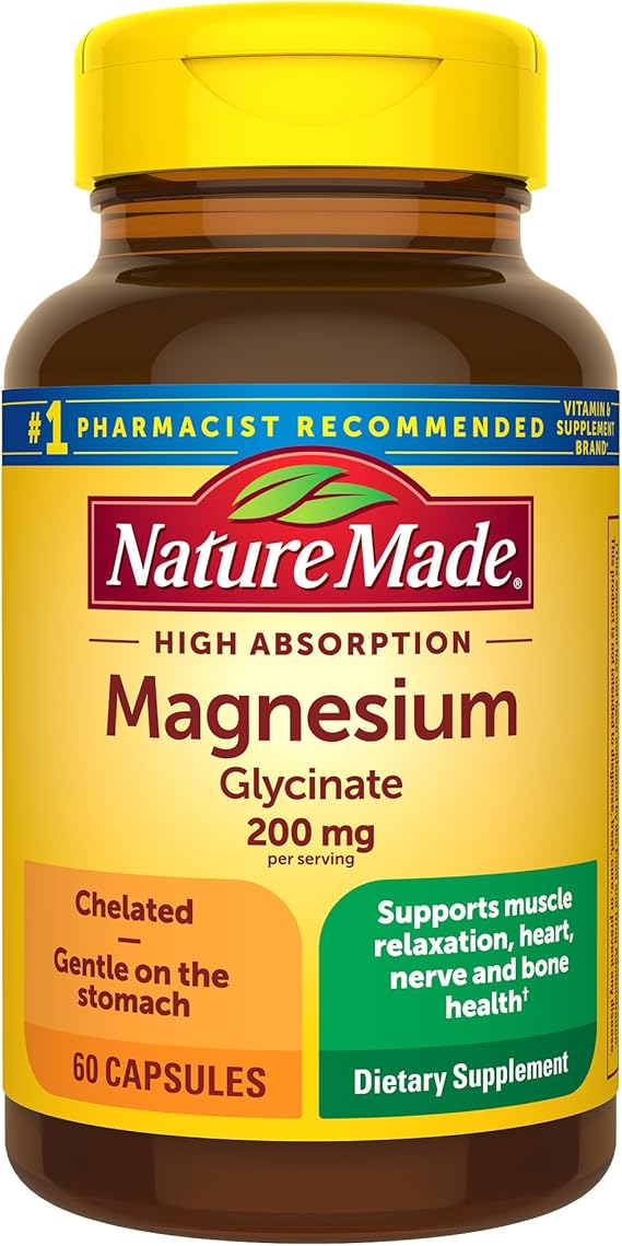 Nature Made Chelated Magnesium Glycinate 200 mg