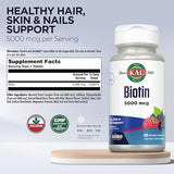 Kal Biotin Mixed Berry 100CT 5000MCG Lozenge