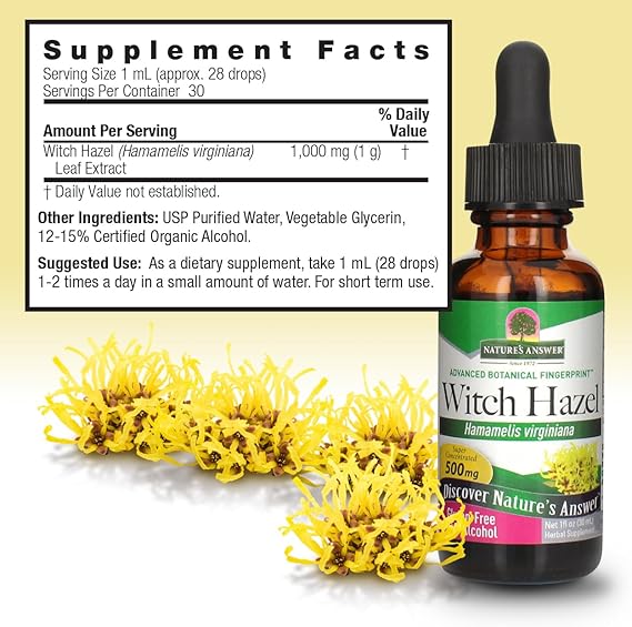 NATURE'S ANSWER WITCH HAZEL 1OZ