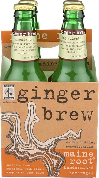 MAINE ROOT Ginger Brew 4 pk 12 OZ