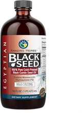 AMAZING HERBS EGYPTIAN BLACK SEED OIL 16OZ