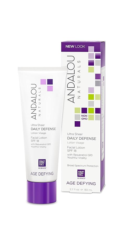 Andalou Naturals Daily Defense with SPF 18 Age-Defying Facial Lotion - 2.7 fl oz