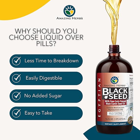 Premium Black Seed Oil - Egyptian Mild Tasting