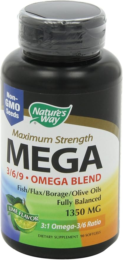 Mega 3/6/9 Omega Blend 180 Soft Gels