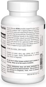 Source Naturals BCAA Branched Chain Amino Acids with L-Glutamine, Zinc, B-6 & B-12