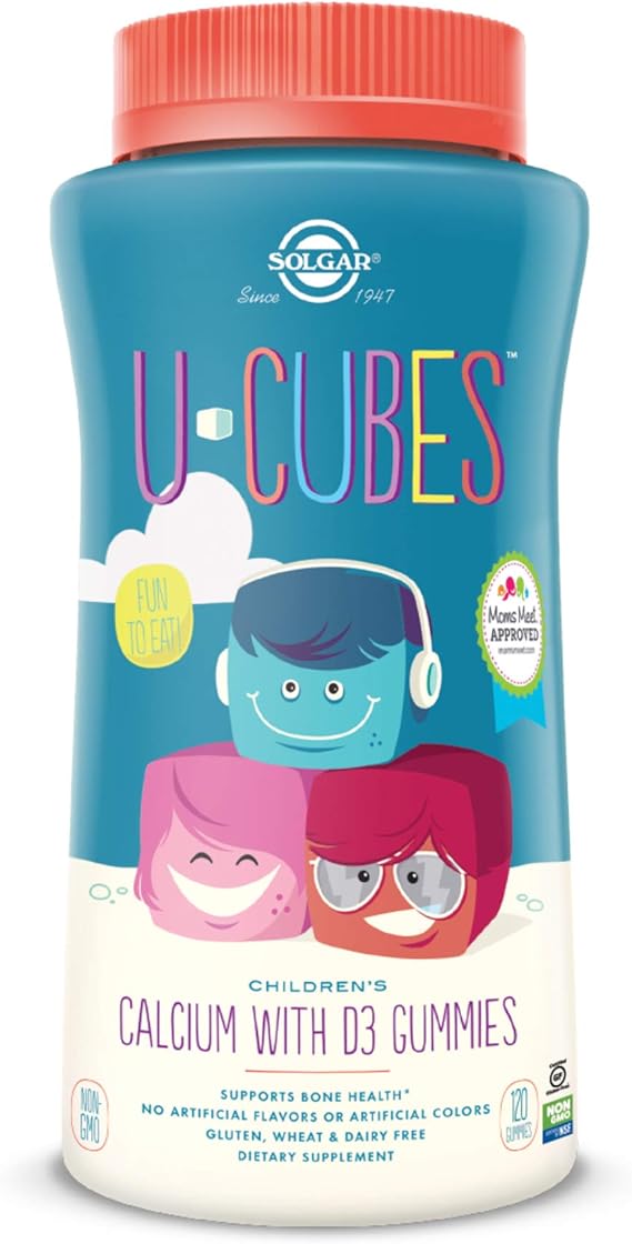 Solgar U-Cubes™ Children's Calcium with D3 Gummies 120gummy