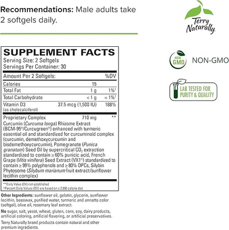 Terry Naturally CuraMed Prostate 60 Softgels