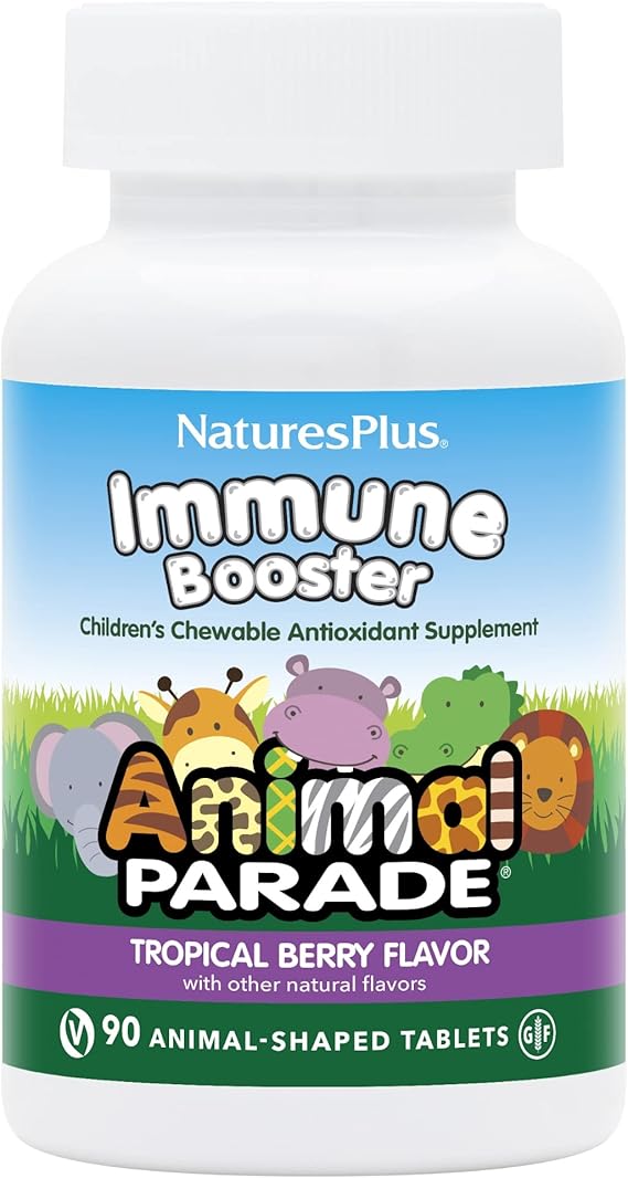 Animal Parade Immune Booster Chewable Tropical Berry Flavor