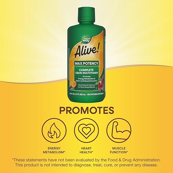 Alive Max Potency Complete Liquid Multivitamin 30.4 fl oz