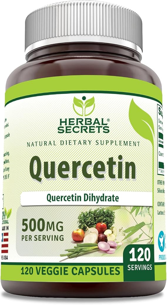 AMAZING NUTRITION HERBAL SECRETS QUERCETIN 500MG 120VCAP