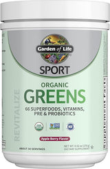 Garden of Life Sport Organic Greens Apple Berry 270g - POWDER