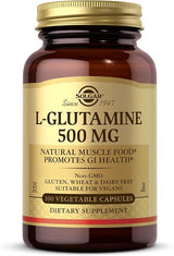 Solgar L-Glutamine 500 mg Vegetable Capsules 100V cap