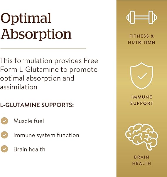 Solgar L-Glutamine 1000 mg Tablets 60tablet