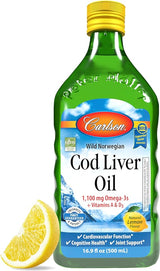 Cod Liver Oil 1100 mg Lemon Flavor 8.4 fl oz