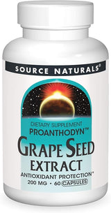 SOURCE NATURALS GRAPE SEED EXT 200MG CAP 60C