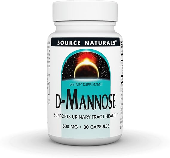 SOURCE NATURALS D-MANNOSE 500MG CAP 30C