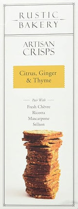 Rustic bakery citrus ginger thyme