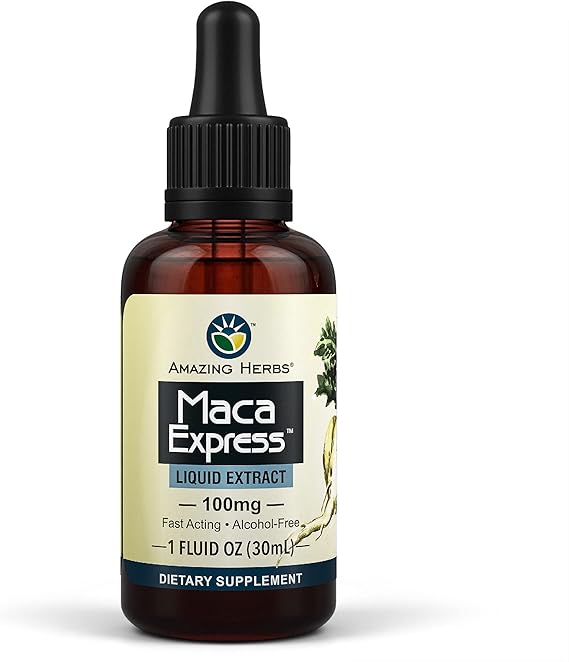 AMAZING HERBS MACA EXPRESS LIQUID EXTRACT 1OZ