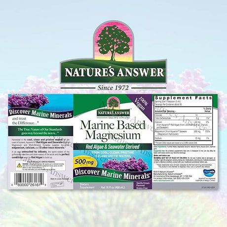 NATURE'S ANSWER MARINE BASED MAGNESIUM LIQUID 16OZ