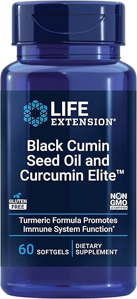 Life Extension Black Cumin Seed Oil & Curcumin Elite