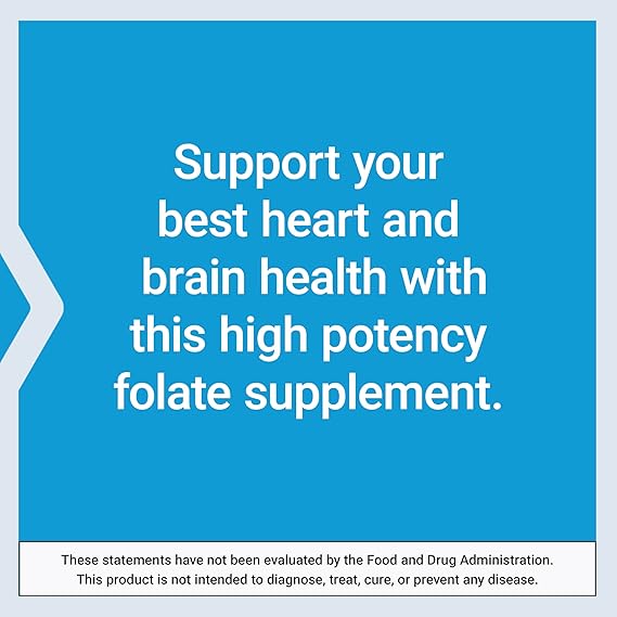 High Potency Optimized Folate L-Methylfolate 8500 mcg DFE