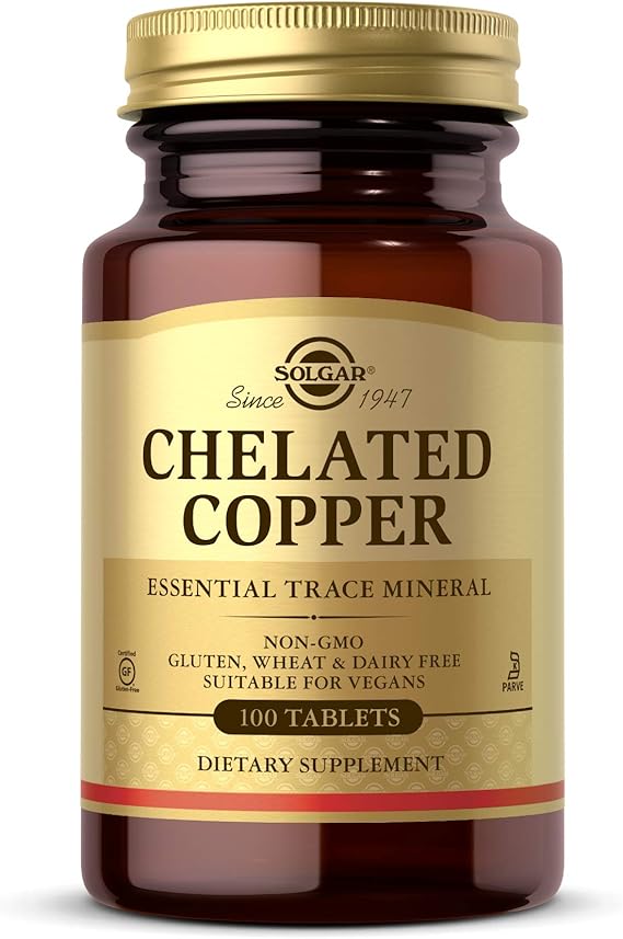 Solgar Chelated Copper Tablets 100tablet