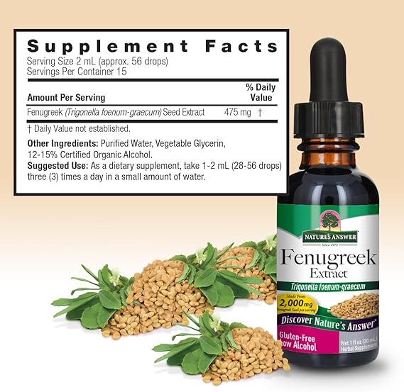 NATURE'S ANSWER FENUGREEK SEED 1OZ