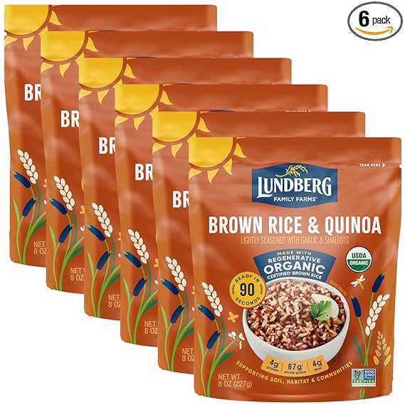 LUNDBERG FAMILY FARMS Brown Rice Quinoa Blend 6/8 OZ