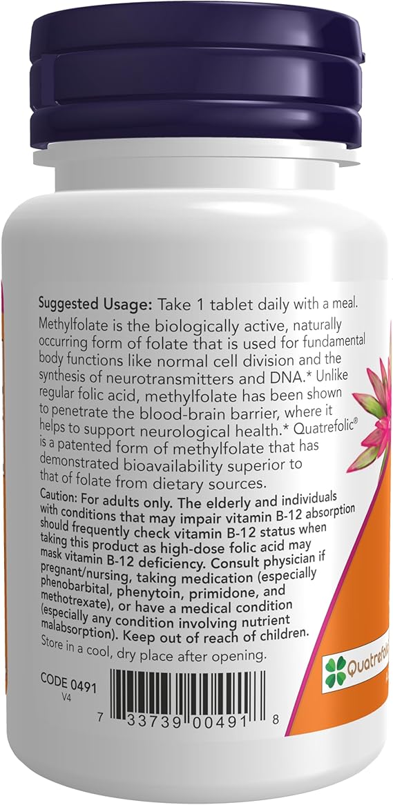 NOW Methyl Folate 1,000 mcg