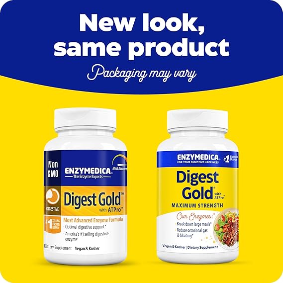 Enzymedica  Digest Gold with ATPro 120 Capsules