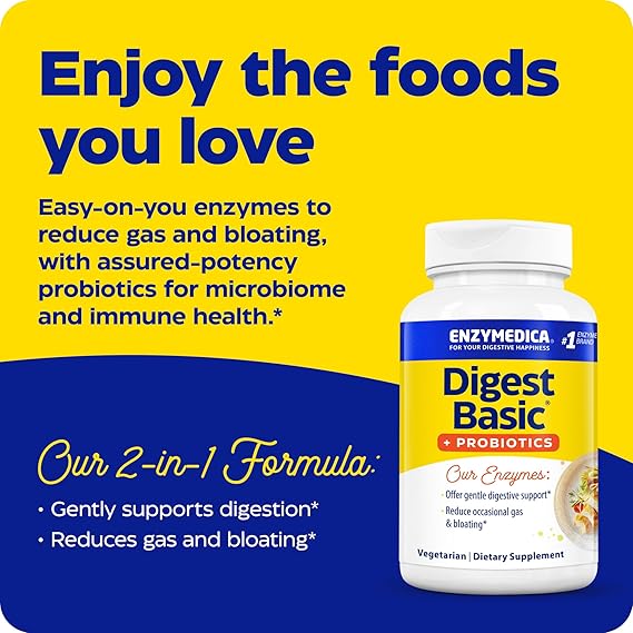 Enzymedica Digest Basic + Probiotics 90 Capsules