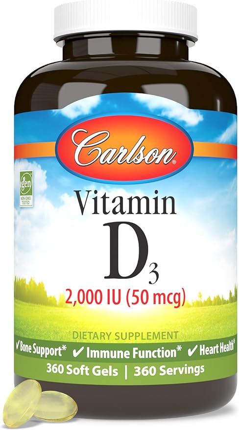 Vitamin D3 2,000 IU (50 mcg)