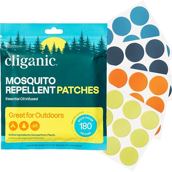 Cliganic Mosquito Repllent Patches Essential Oil Infused