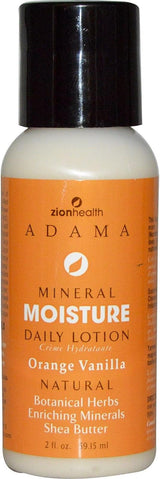 Zion Health  Moisture Intense  Daily Lotion - Orange Vanilla 2 oz