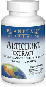 PLANETARY HERBALS ARTICHOKE EXTRACT 500MG 60T