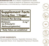 Solgar Melatonin 3 mg Nuggets 120tablet