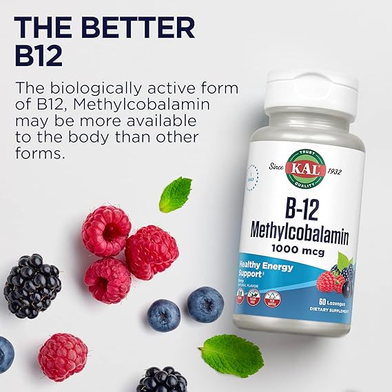 Kal B-12 Methylcobalamin 60CT