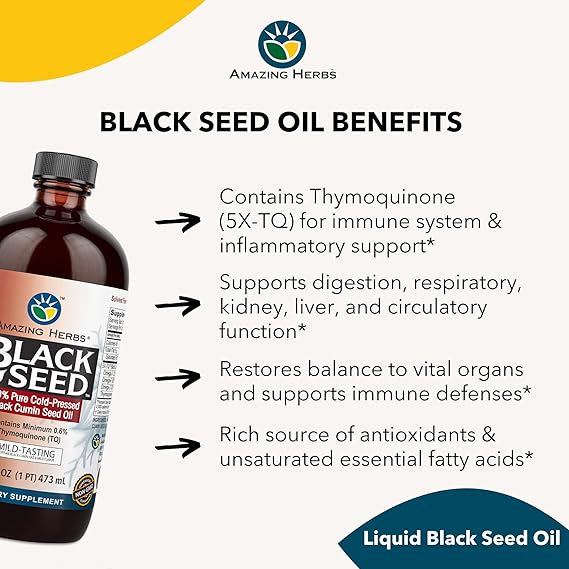 Premium Black Seed Oil - Egyptian Mild Tasting