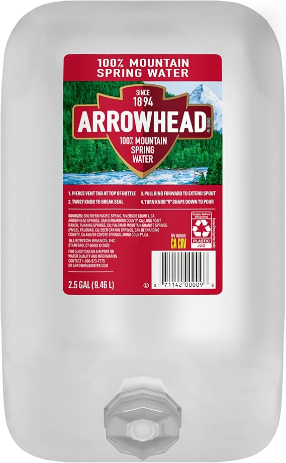 ARROWHEAD SPRING WATER Spring 2.5 GAL