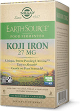 Solgar Earth Source® Koji Fermented Iron 27 mg Vegetable Capsules 30V cap