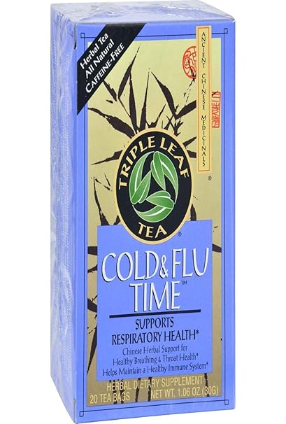 TRIPLE LEAF TEA Cold & Flu Time Tea 20 BAG